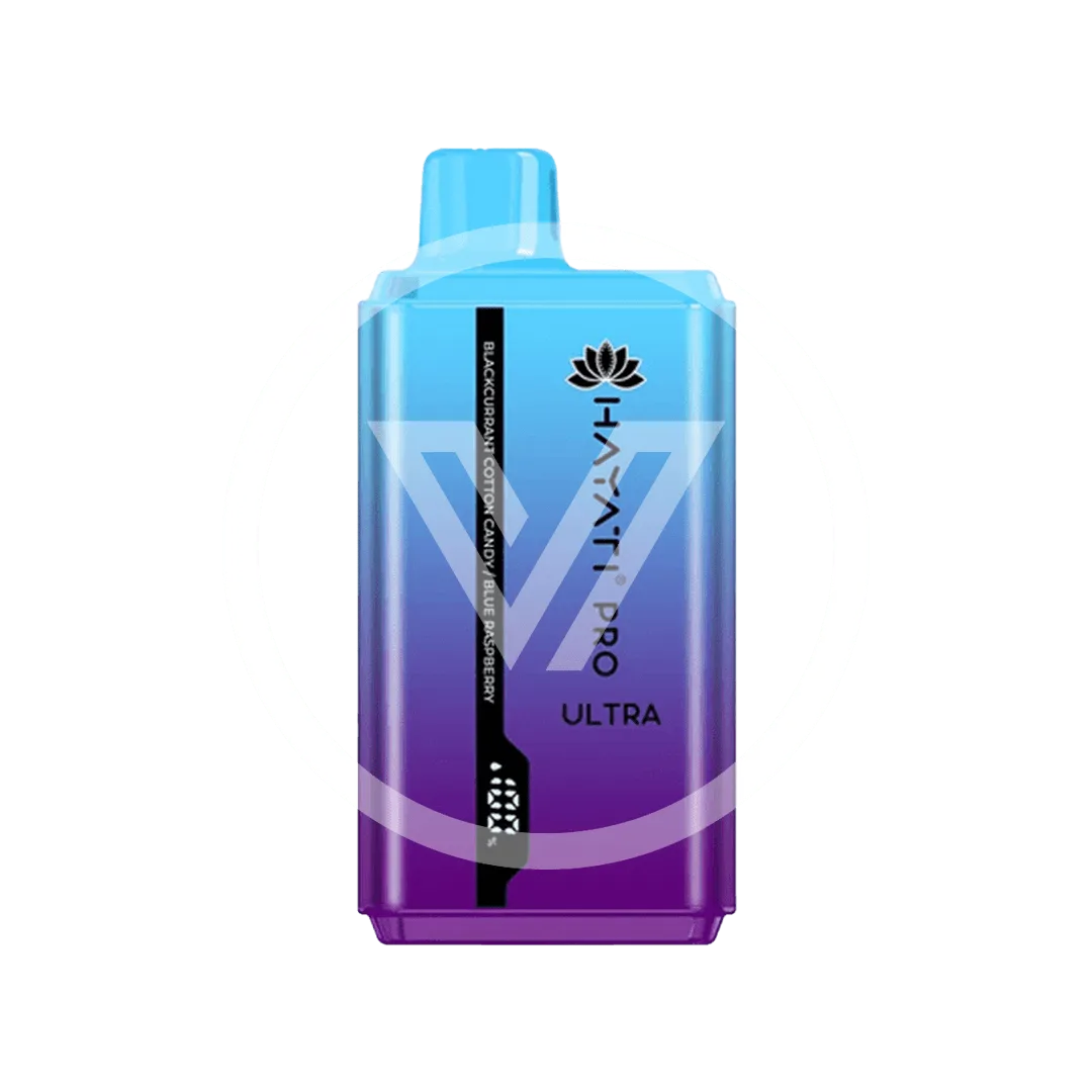 Hayati Pro Ultra Disposable 15K Puff Blackcurrant Cotton Candy / Blue Raspberry