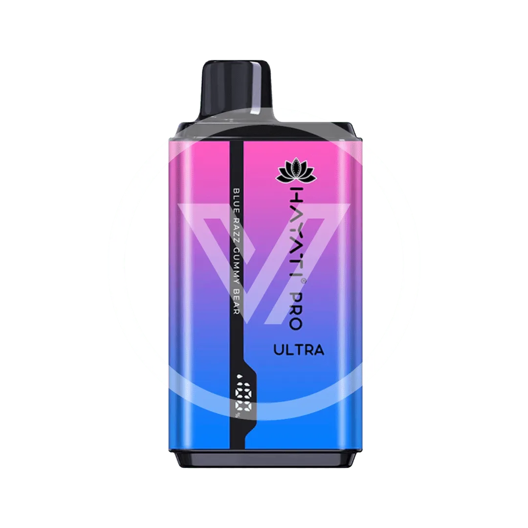 Hayati Pro Ultra Disposable 15k Puff Blue Razz Gummy Bear