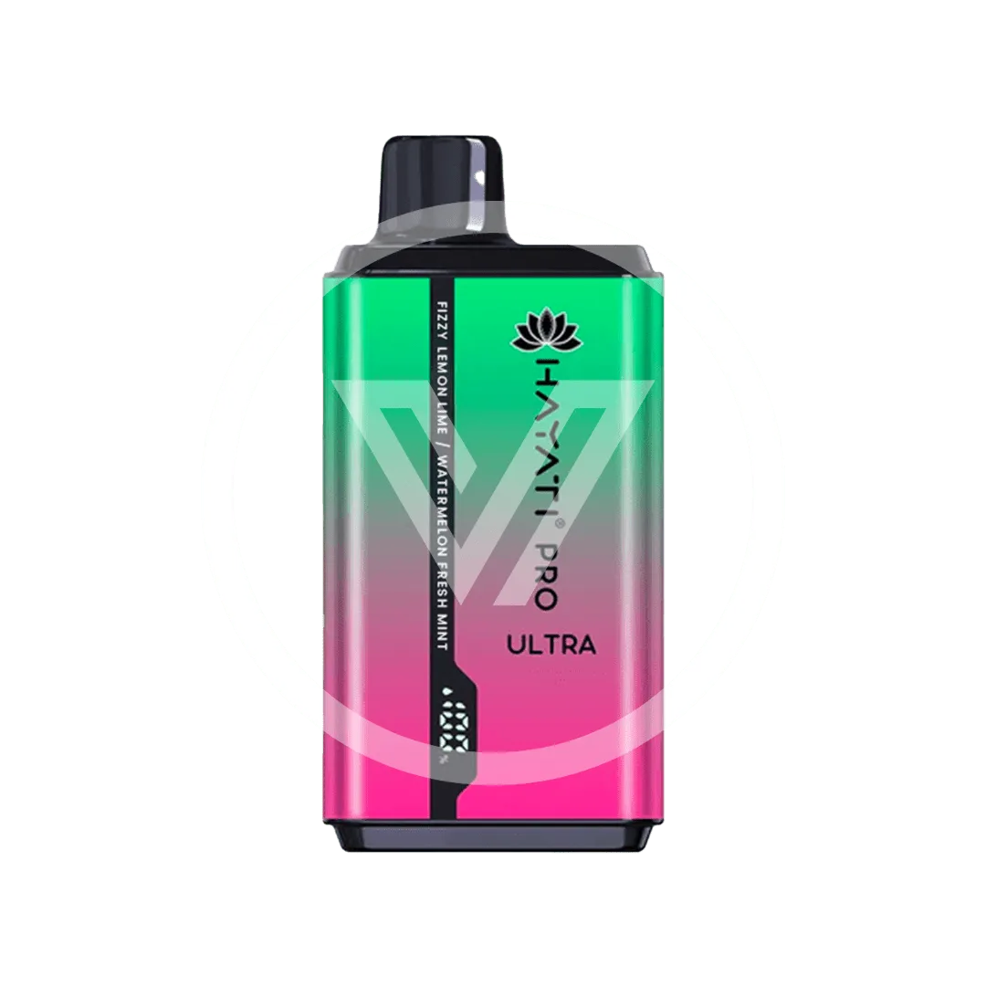 Hayati Pro Ultra Disposable 15K Puff Fizzy Lemon & Lime / Watermelon Fresh Mint