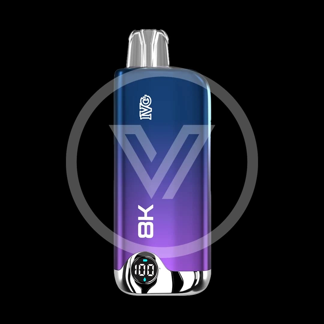 IVG Disposable 8K Puff Blueberry Cotton Candy Ice