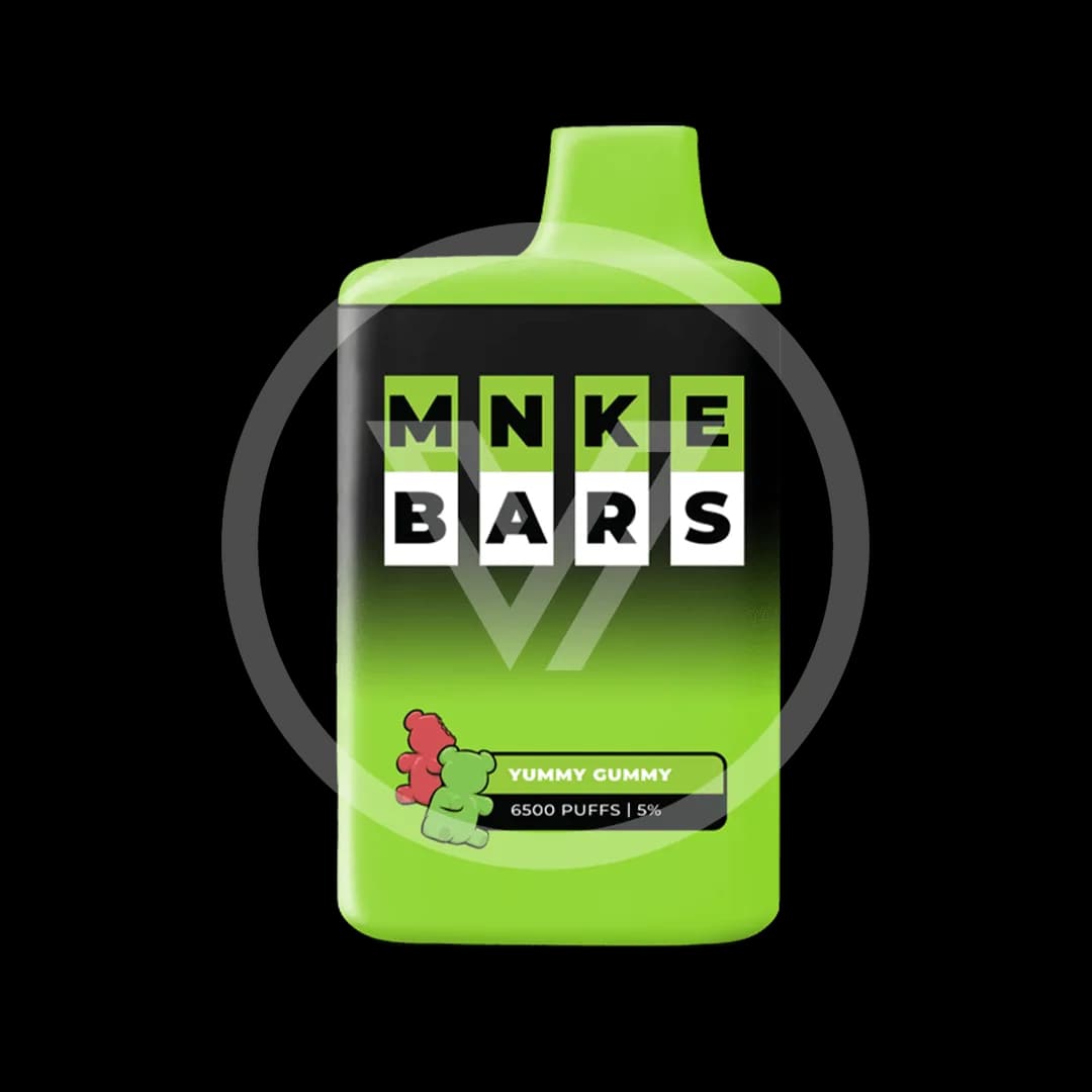 MNKE BARS Disposable 6500 Puffs Yummy Gummy