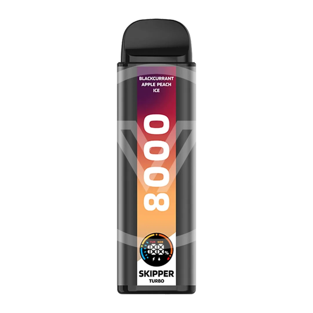 Skipper Turbo Blackcurrant Apple Peach Ice 10k Puffs