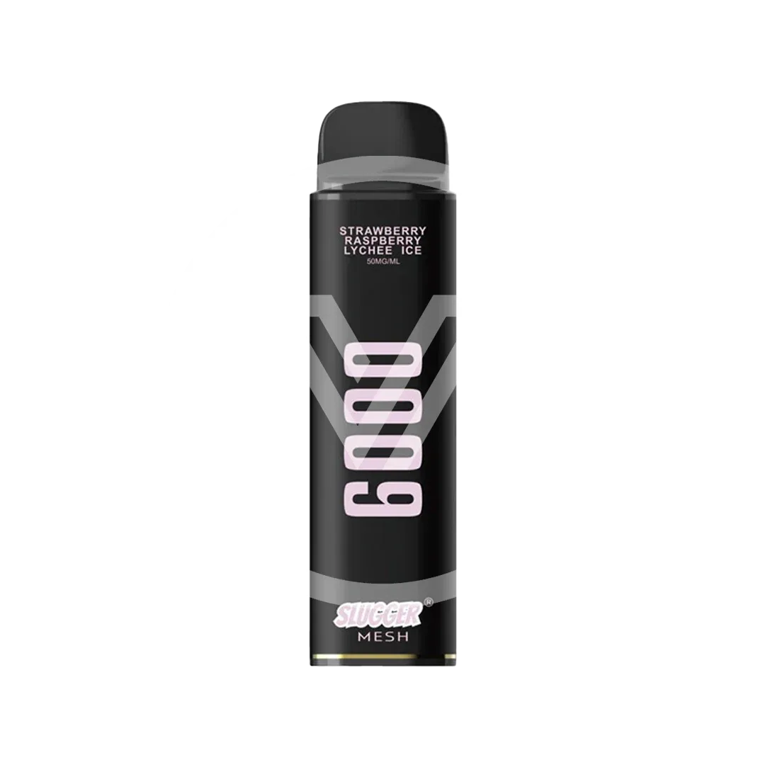 Slugger Disposable 6k Puff Strawberry Raspberry Lychee Ice