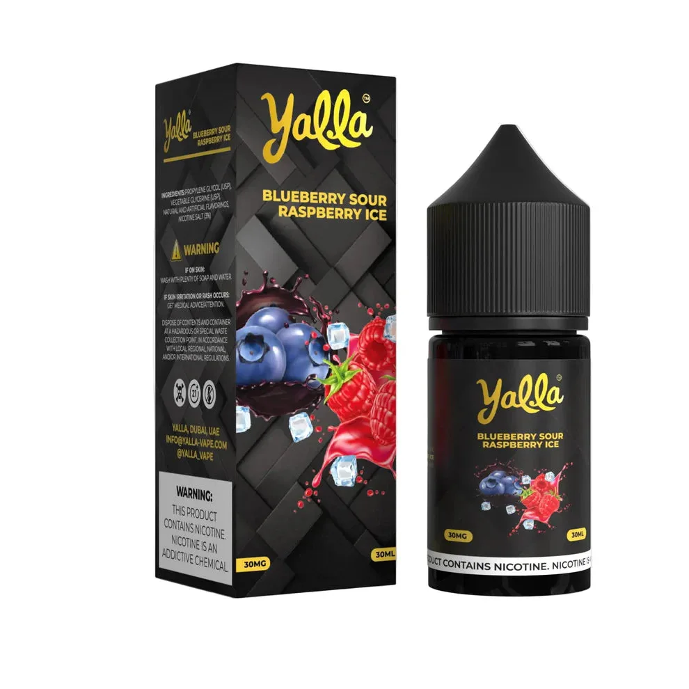 Yalla Fusion Blueberry Sour Raspberry Ice